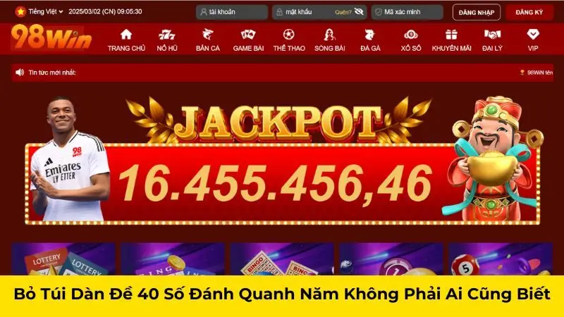 dàn đề 40 số đánh quanh năm