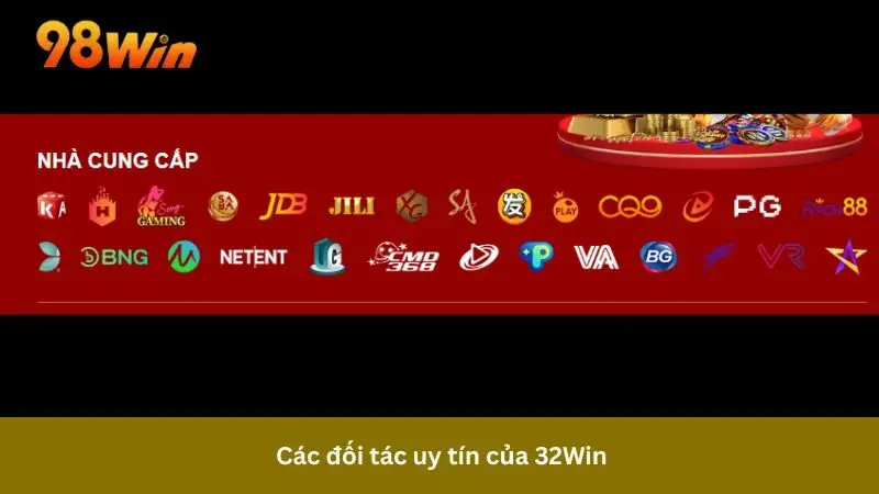 Hợp tác với các nhà cung cấp game uy tín