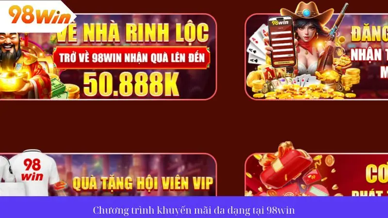 Chương trình khuyến mãi cho từng trò chơi rất hấp dẫn