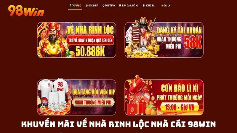 khuyến mãi về nhà rinh lộc